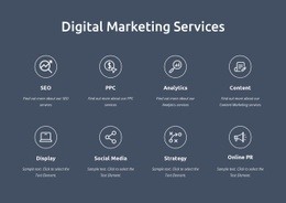 We Are Digital Marketing Services Webflow Template Alternative