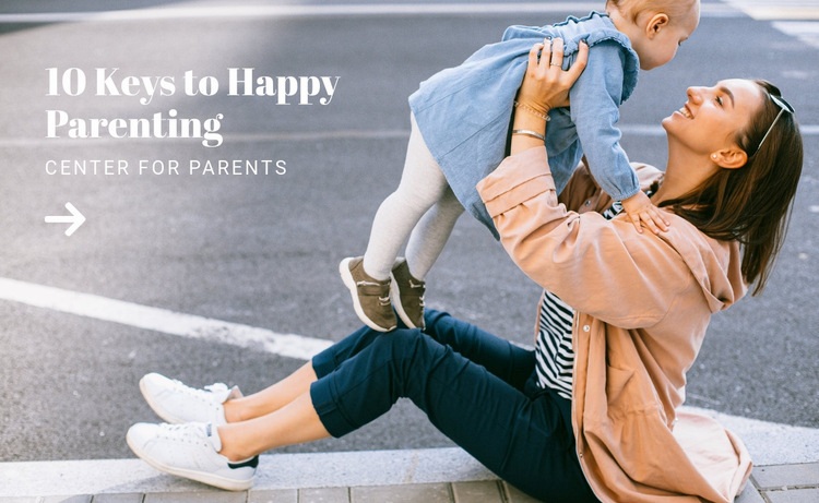 Happy and easy parenting Webflow Template Alternative