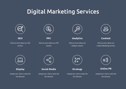 We Are Digital Marketing Services Website Builder Templates