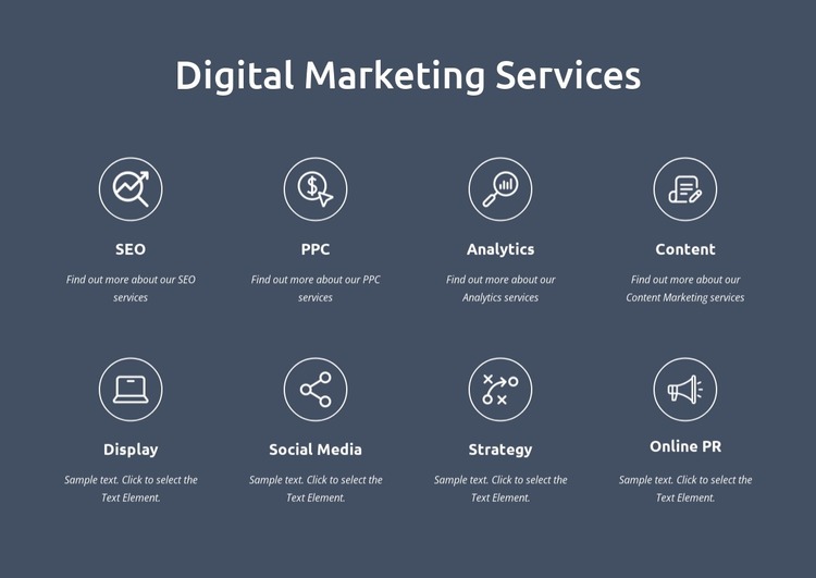 We are digital marketing services Website Mockup
