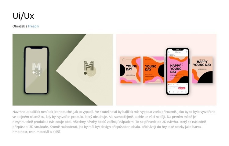 Uvědomuji si sílu ui Šablona webové stránky