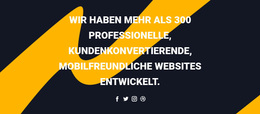 Überschriften Und Soziale Symbole – Modernes WordPress-Theme