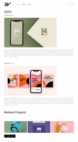 UI Design - Html Code Example by Nicepage