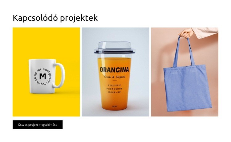 Kapcsolódó projektek HTML Sablon