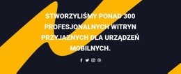 Projekt Strony Internetowej Dla Nagłówek I Ikony Społeczne