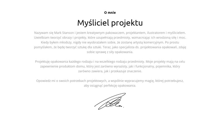 Tyle przypadków Szablon HTML