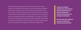 Duas Colunas De Texto - Inspiração Para O Design Do Site