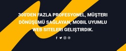 Başlık Ve Sosyal Simgeler - Webpage Editor Free