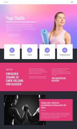 Yoga Studio Und Andere Sportarten - HTML Builder Drag And Drop