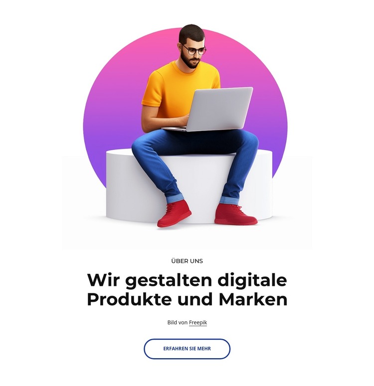 Wir entwerfen Websites, die Ihr Unternehmen verändern können HTML-Vorlage