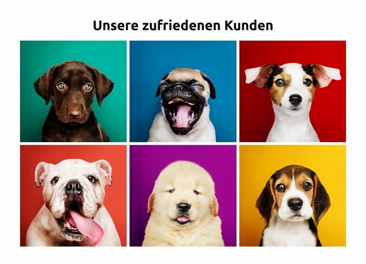 Hunde sind meine besten Freunde Vorlage