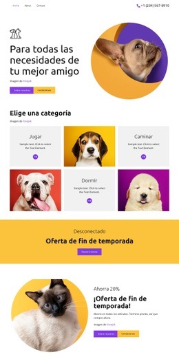 Mejores Amigos - HTML5 Website Builder