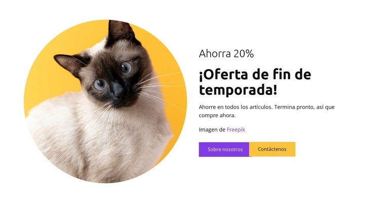 Los gatos son mis mejores amigos. Plantillas de creación de sitios web