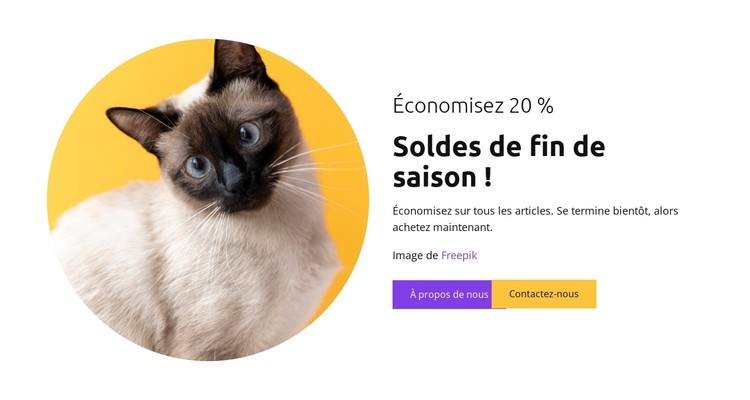 Les chats sont mes meilleurs amis Modèle CSS