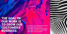 The Goal Of Our Work - Professional Html Code