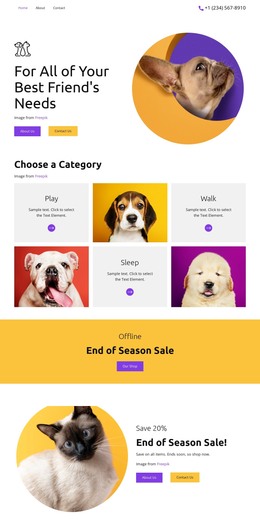 Best Friend'S HTML Template