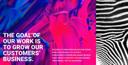 The Goal Of Our Work HTML5 Template