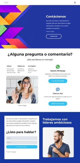 Pagina De Contacto