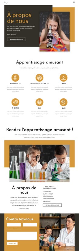 Apprentissage Amusant Entièrement Réactif