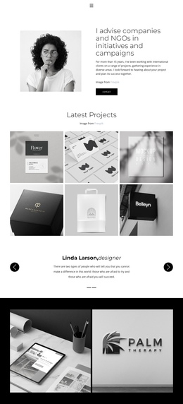 Opportunity To Make A Change - Creative Multipurpose One Page Template
