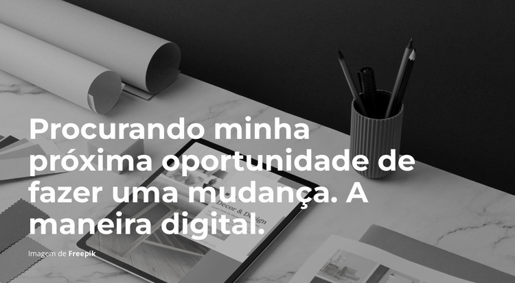 Clientes internacionais Maquete do site