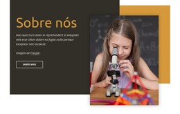 Modelo CSS Para Desenvolvimento Científico Para Crianças