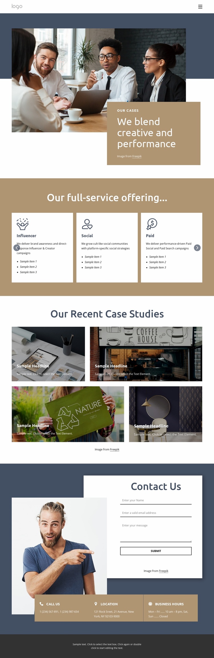 Solve real management consulting cases eCommerce Template