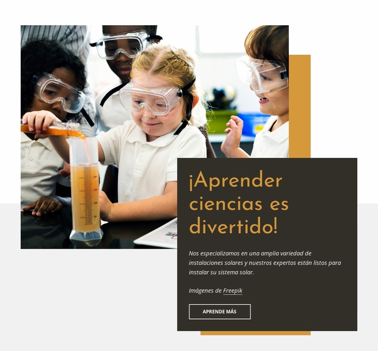 Explora algunos experimentos locos en nuestra ciencia para niños Plantilla Joomla