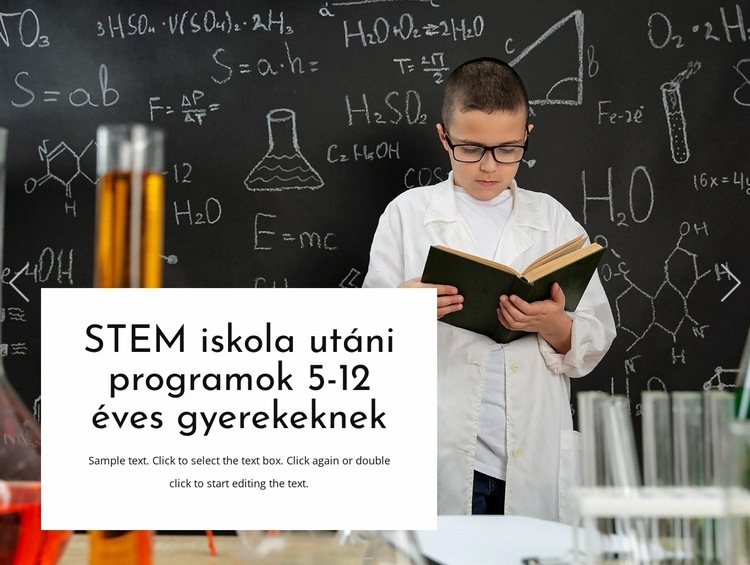 Iskola utáni programok CSS sablon