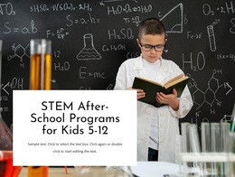 Awesome Joomla Template For After-School Programs