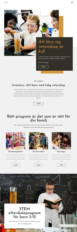 Att Lära Sig Naturvetenskap Är Roligt - Professionell Webbdesign