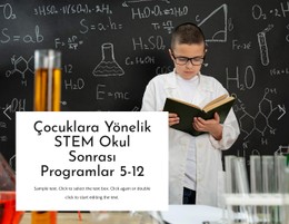 Okul Sonrası Programlar Için CSS Menüsü