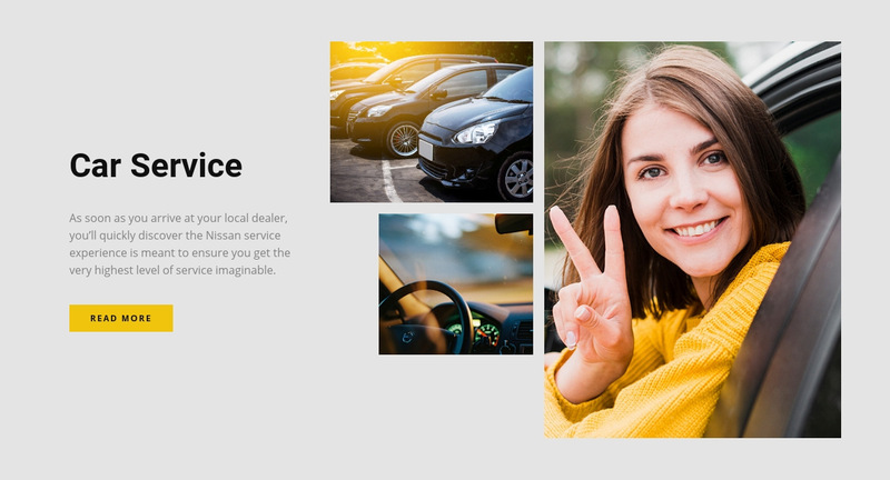 Quick and efficient service Wix Template Alternative
