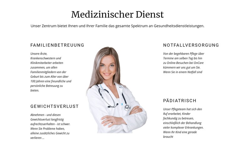 Kindermedizin CSS-Vorlage