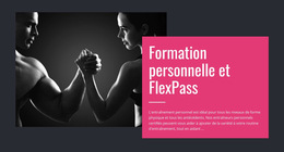 Forfaits De Programmation De Remise En Forme - Modèle De Page De Destination