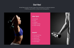 HTML Design For Core Strength And Stability