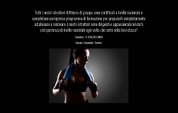 Layout CSS Per Fitness, Alimentazione E Consapevolezza