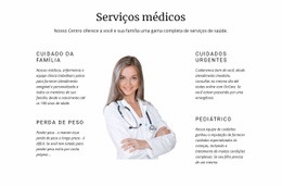 Medicina Pediátrica - HTML Web Page Builder