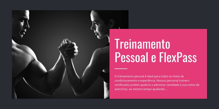 Pacotes de programação de fitness Template CSS