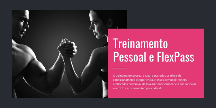 Pacotes de programação de fitness Modelo HTML