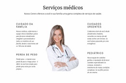 Modelo Multifuncional De Uma Página Para Medicina Pediátrica