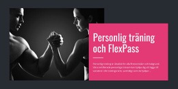 Fitnessprogrammeringspaket Ren Och Minimal Mall