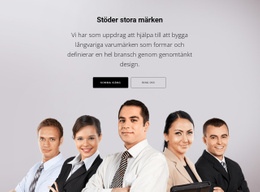 Stöder Stora Märken - HTML-Sidmall