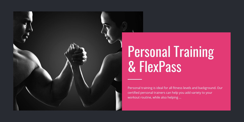 Fitness programming packages Web Page Designer