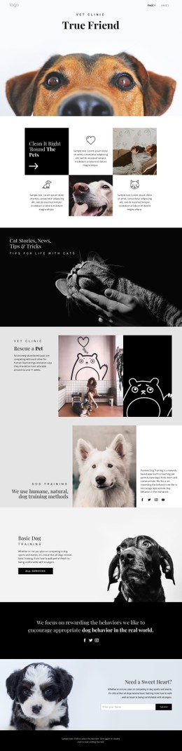 280 Pets & Animals CSS Templates | Nicepage
