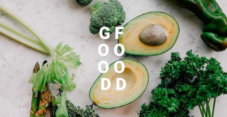 Good food  Homepage Design