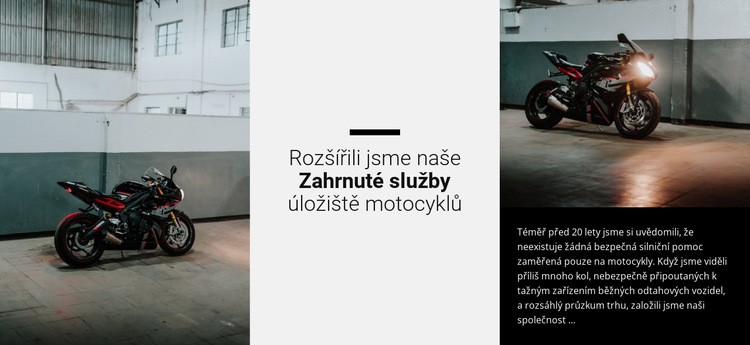 Vše o motocyklech Téma WordPress