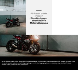 Website-Seite Für Alles Über Motorräder