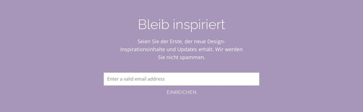 Funktional und atemberaubend Website-Modell