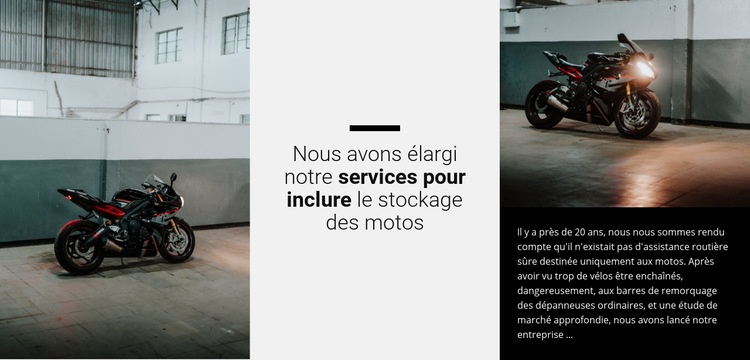 Tout sur les motos Créateur de site Web HTML